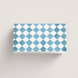 "Knightsbridge" - Place Cards in Sky by Jackie Crawford - Folded Back of Card