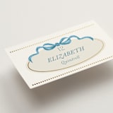 "Knightsbridge" - Place Cards in Sky by Jackie Crawford - Detail