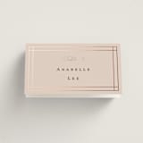 "Champagne" - Place Cards in Rose by Ani Somi - Folded with Free Guest Printing