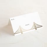 "Golden Gate Bridge" - Place Cards in Cloud by Hooray Creative - Blank Front
