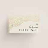 "Royalty" - Place Cards in Cream by Jen Owens - Front with Free Guest Printing