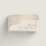 "Royalty" - Place Cards in Cream by Jen Owens - Folded with Free Guest Printing
