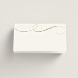 "Initialed" - Place Cards in Chantilly by Jessica Williams - Blank front
