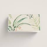 "fresh tropical" - Place Cards in Greenery by Phrosné Barwood - Folded Back of Card