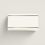 "Luster" - Place Cards in Cotton by Stacey Meacham - Blank front