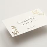"Floral Enlace" - Place Cards in Blanc by Pati Cascino - Detail