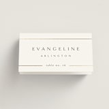"Sophisticate" - Place Cards in Silk by Kelly Schmidt - Folded with Free Guest Printing