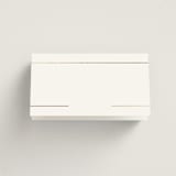 "Sophisticate" - Place Cards in Silk by Kelly Schmidt - Blank front