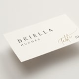 "The Wedding" - Place Cards in Marshmallow by Kaydi Bishop - Detail