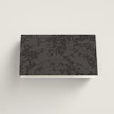 "Bliss" - Place Cards in Cocoa by Leah Bisch - Folded Back of Card