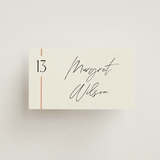 "Together" - Place Cards in Cream Puff by Pixel and Hank - Front with Free Guest Printing