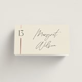 "Together" - Place Cards in Cream Puff by Pixel and Hank - Folded with Free Guest Printing