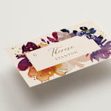 "Bouquet" - Place Cards in Cream by Lori Wemple - Detail