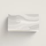 "Overlay" - Place Cards in Silk by Kelly Schmidt - Folded Back of Card