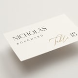 "Overlay" - Place Cards in Silk by Kelly Schmidt - Detail