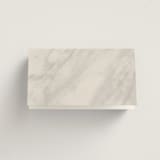 "Encircled Love" - Place Cards in Taupe by Kelly Schmidt - Folded Back of Card