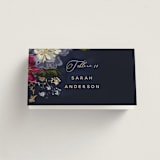"After Midnight" - Place Cards in Jewel by Susan Moyal - Folded with Free Guest Printing