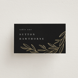 "Bianca" - Place Cards in Ink by Kristie Kern - Front with Free Guest Printing