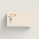 "Everly" - Place Cards in Latte by Kristie Kern - Blank front
