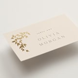 "Everly" - Place Cards in Latte by Kristie Kern - Detail