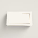 "Balanced" - Place Cards in Milk White by Robin Ott - Blank front