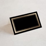 "Formal" - Place Cards in Onyx by Jessica Williams - Blank front