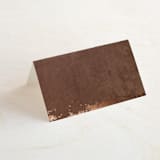 "Woodland Hills" - Place Cards in Copper by Eric Clegg - Blank front