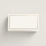 "Chic Monogram" - Place Cards in Porcelain by Mansi Verma - Blank front