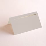 "Henley" - Place Cards in Quartz by Kristie Kern - Blank front