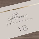 "Henley" - Place Cards in Quartz by Kristie Kern - Detail