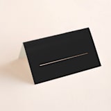 "Finley" - Place Cards in Graphite by Kristie Kern - Blank front