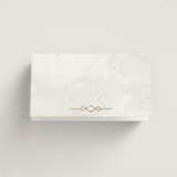 "Regent" - Place Cards in Opal by Robert and Stella - Blank front