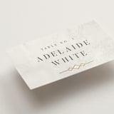 "Regent" - Place Cards in Opal by Robert and Stella - Detail