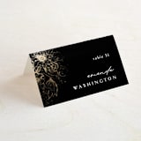 "fairytale dust" - Place Cards in Midnight by Phrosné Barwood - Folded with Free Guest Printing