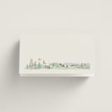 "Mountaintop" - Place Cards in Evergreen by Paper Sun Studio - Blank front