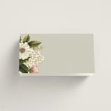 "Floral Tribute" - Place Cards in Moss by Chris Griffith - Blank front