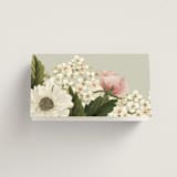 "Floral Tribute" - Place Cards in Moss by Chris Griffith - Folded Back of Card