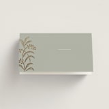 "Riviera" - Place Cards in Willow by Leia Matt - Blank front