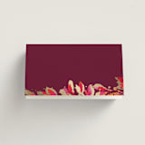 "Bright abstract" - Place Cards in Sangria by Jessica Corliss - Blank front
