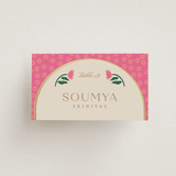 "Indian garden" - Place Cards in Pistachio by Creo Study - Front with Free Guest Printing