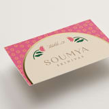 "Indian garden" - Place Cards in Pistachio by Creo Study - Detail