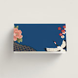 "kimono" - Place Cards in Ocean by Elly - Blank front