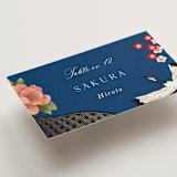 "kimono" - Place Cards in Ocean by Elly - Detail