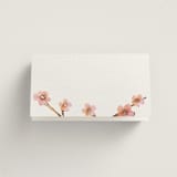 "Love Blossom" - Place Cards in Blush by Petra Kern - Blank front