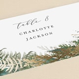 "Fresh Vines" - Place Cards in Fern by Susan Moyal - Detail