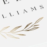 "Chic Wreath" - Place Cards in Classic by Kelly Schmidt - Detail