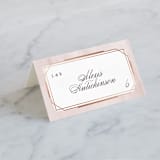 "Forever Elegant" - Place Cards in Mauve by Hooray Creative - Folded with Free Guest Printing