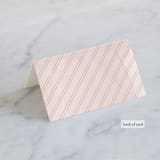 "Forever Elegant" - Place Cards in Mauve by Hooray Creative - Folded Back of Card