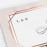 "Forever Elegant" - Place Cards in Mauve by Hooray Creative - Detail