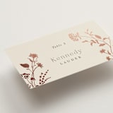 "Queen Anne's Lace" - Place Cards in Creme Brulee by Jennifer Wick - Detail